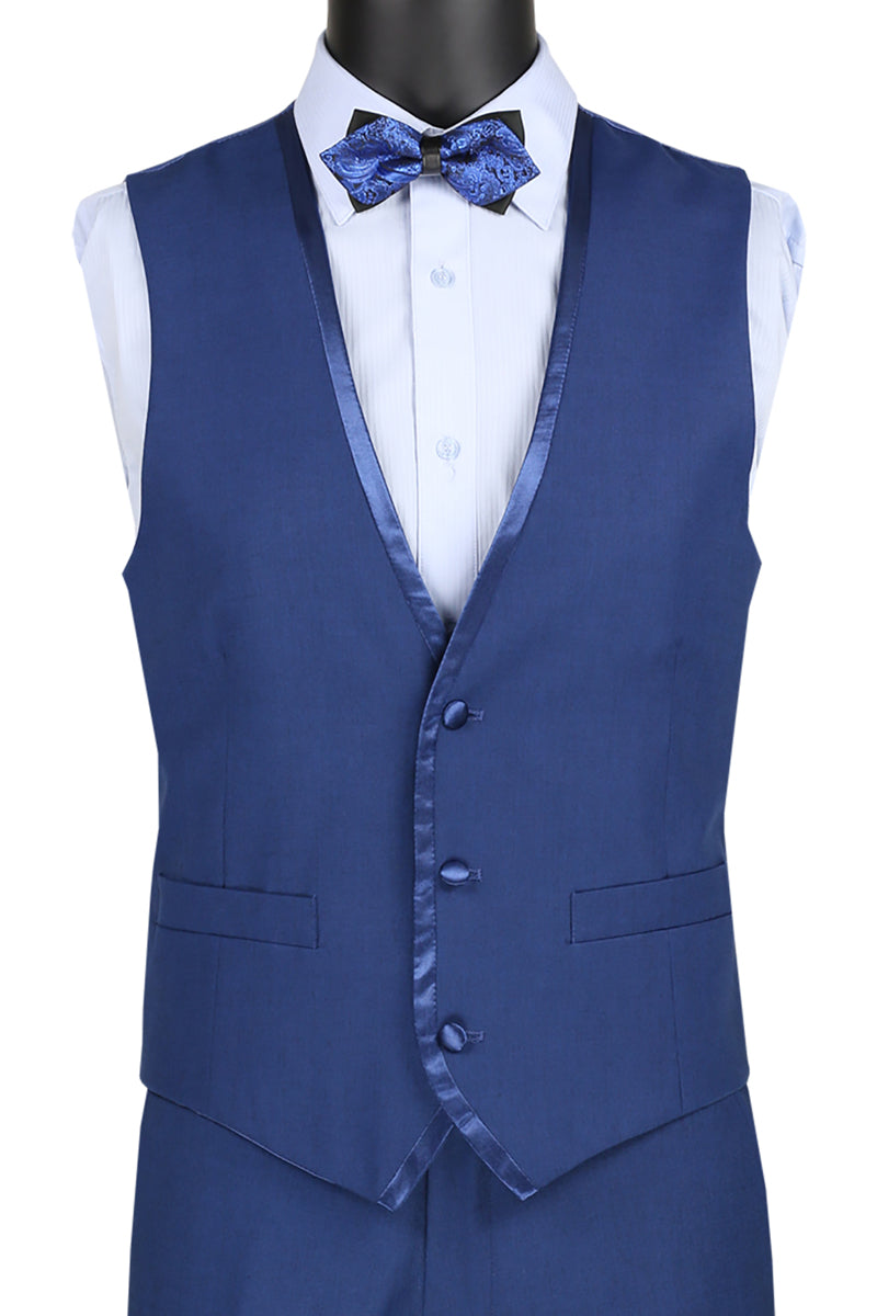 The Trim Vested Tux Blue