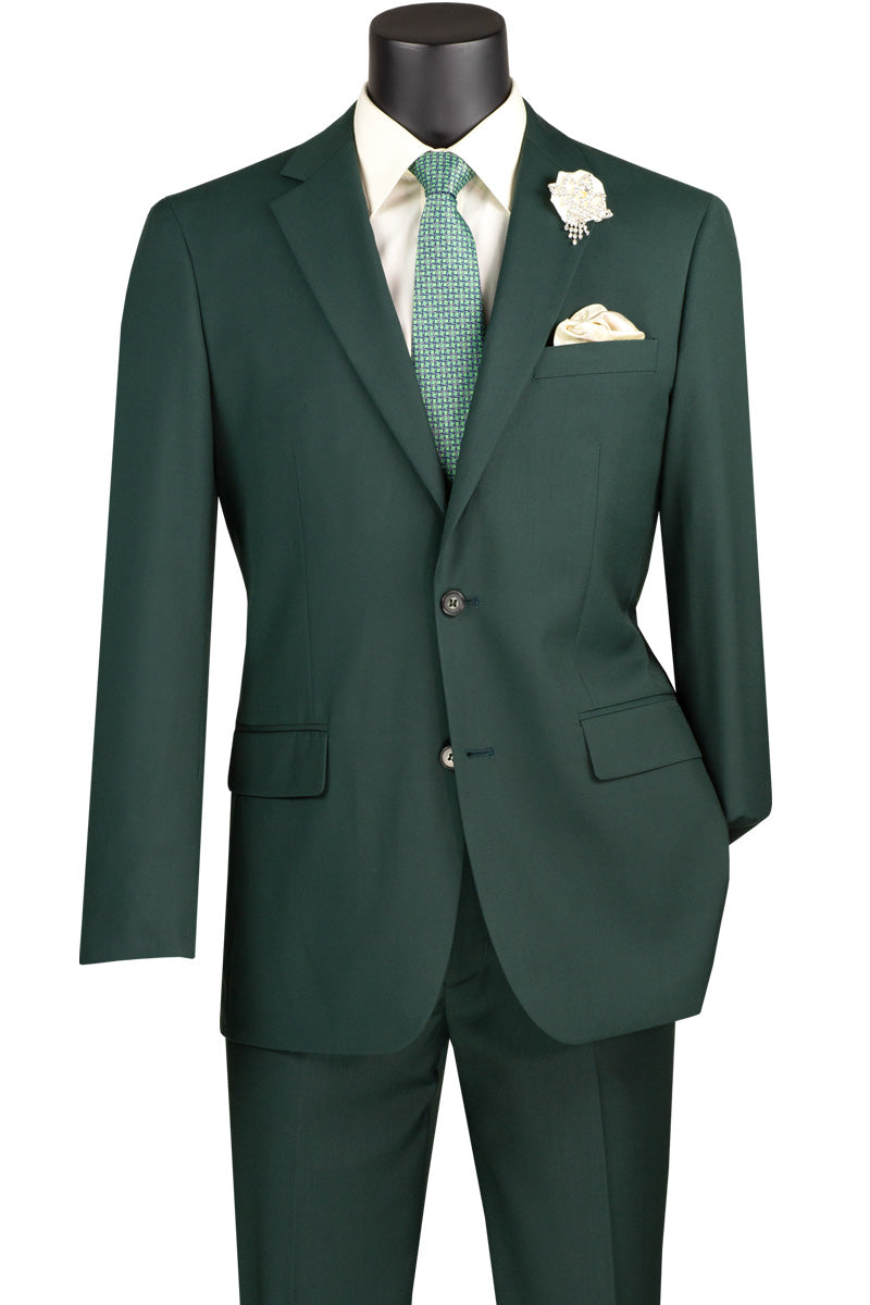 Slim Fit Suit Hunter Green 4M Fashions Slim Fit Suit Hunter Green 4M Fashions