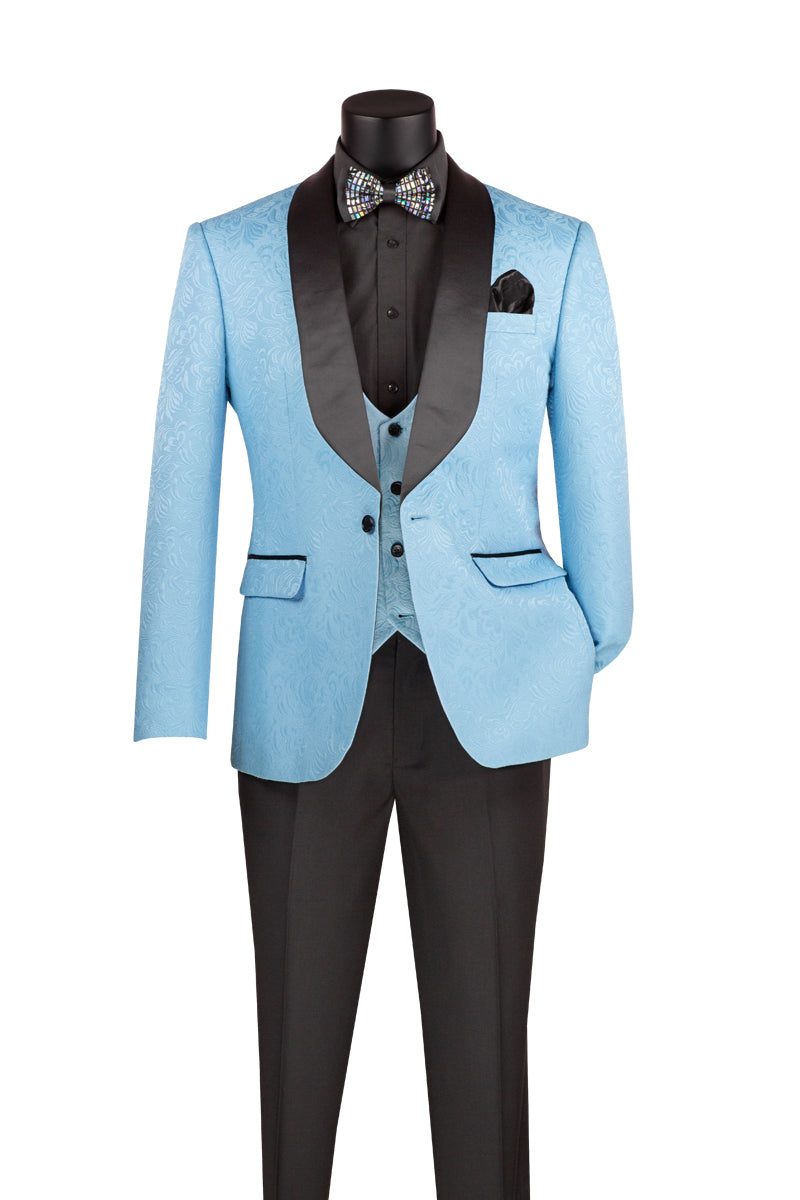 The Paisley Tux Light Blue