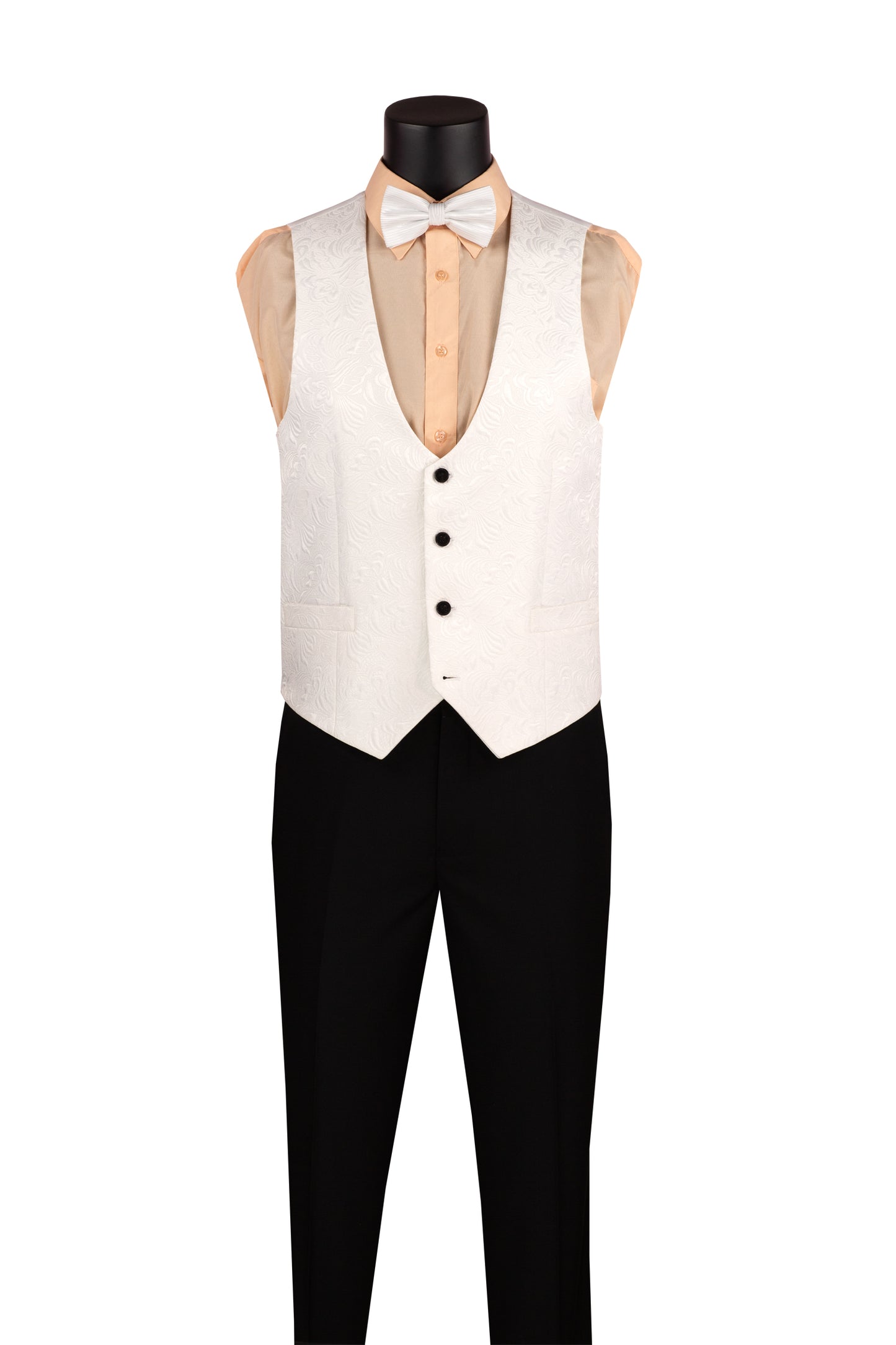 The Paisley Tux White