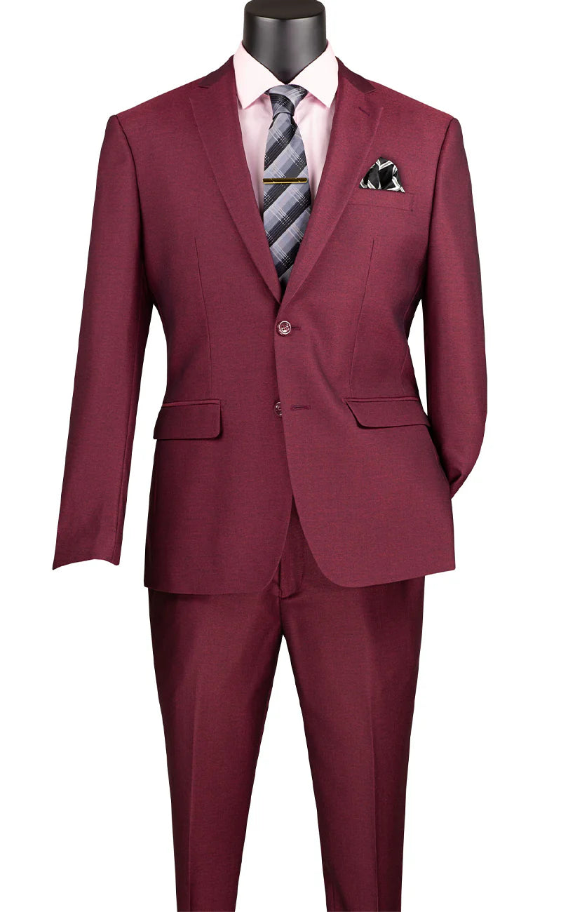 The Stretch Slim Burgundy