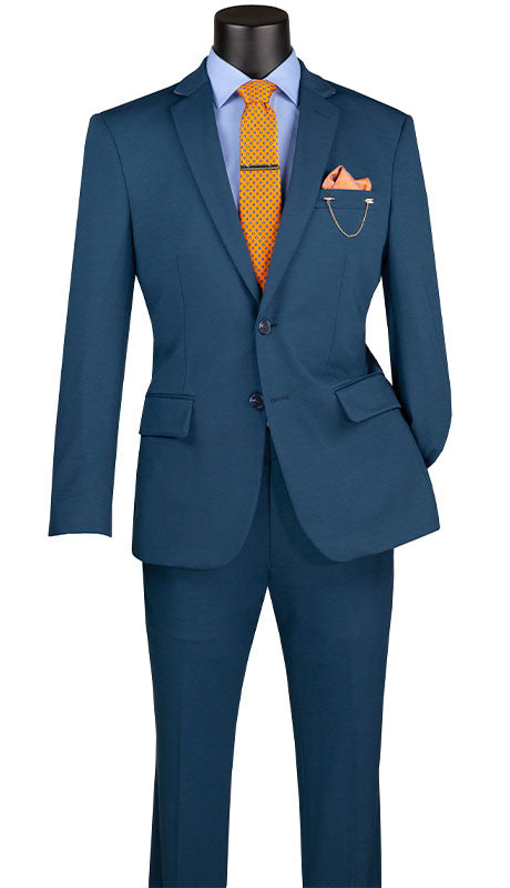 Super Stretch Slim Fit Suit Teal