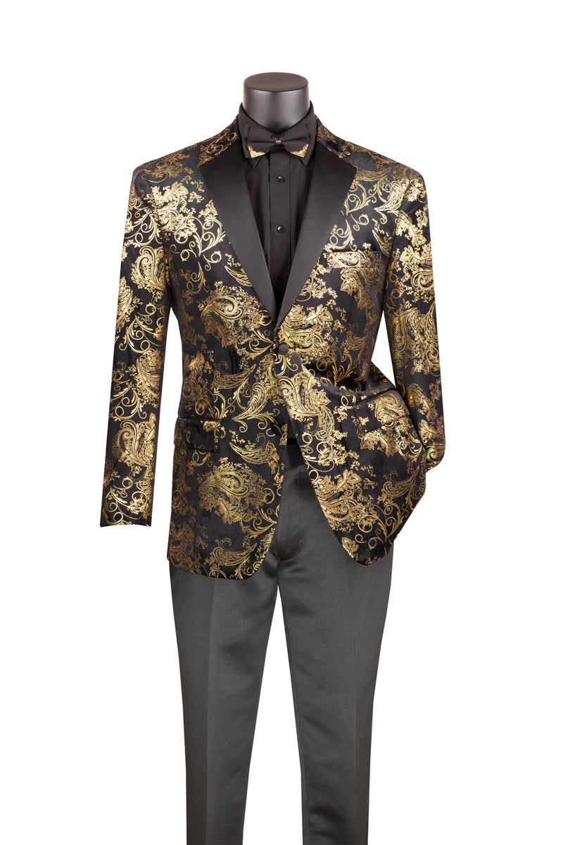 The Emboss Paisley Gold