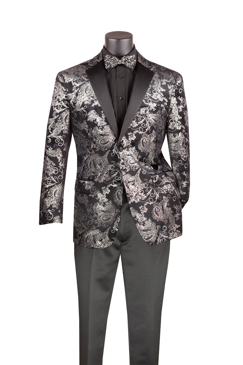 The Emboss Paisley Silver
