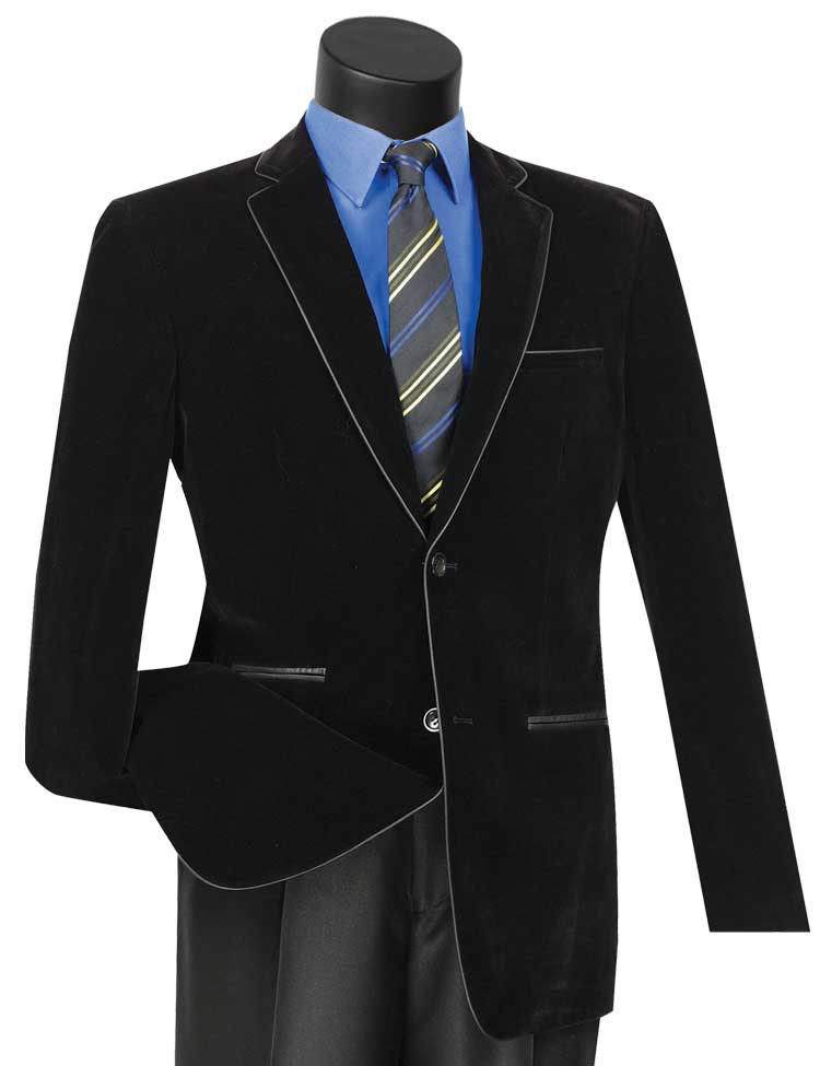 The Slim Velvet Black