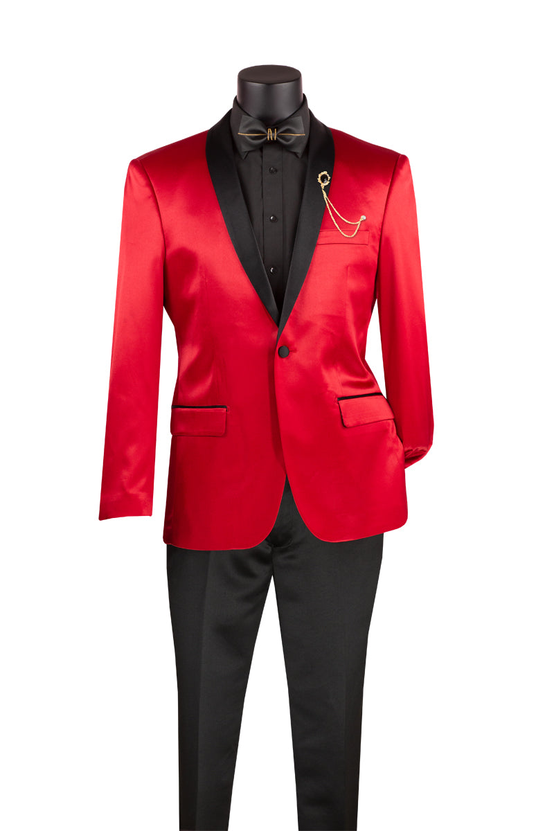 Sateen Sports Coat Red