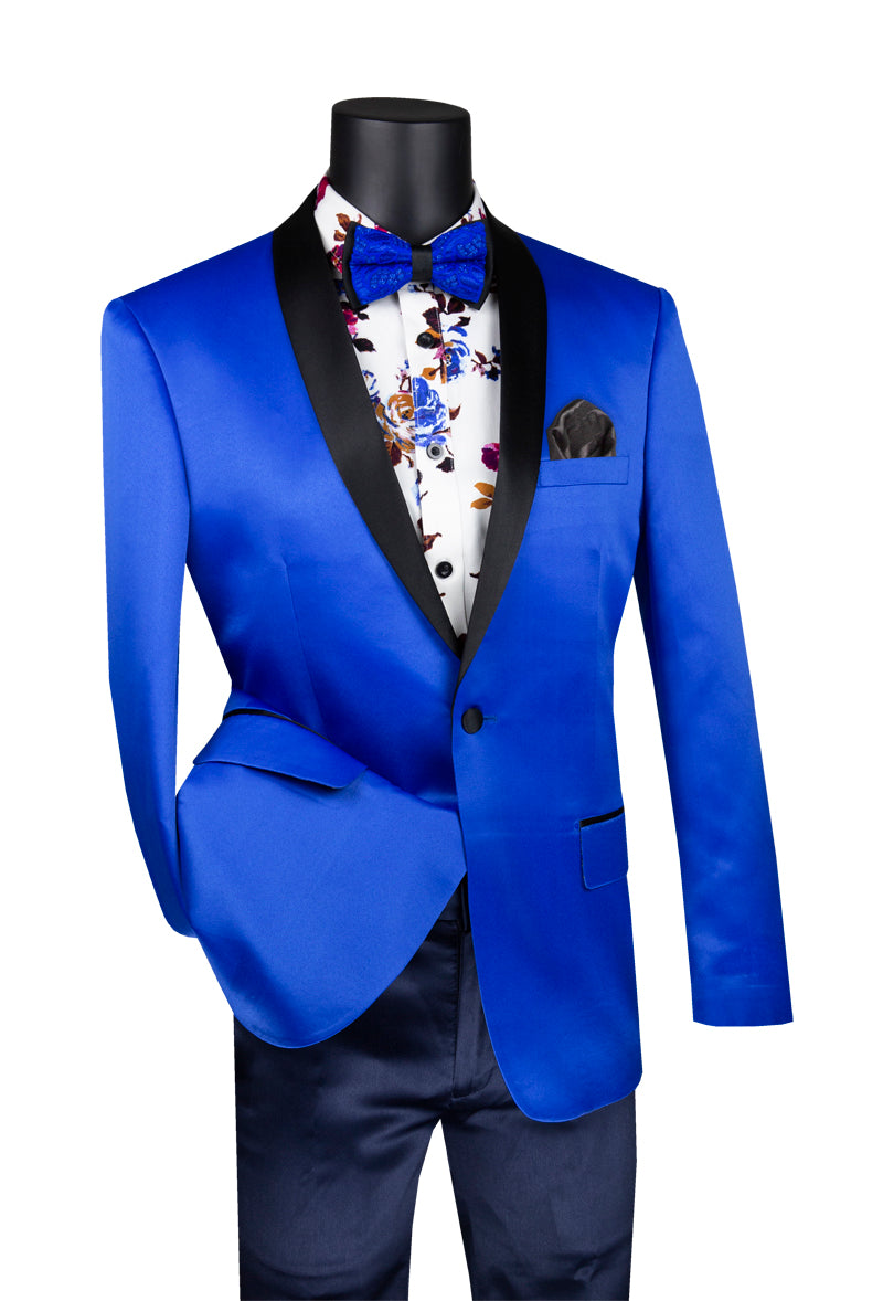 Sateen Sports Coat Royal