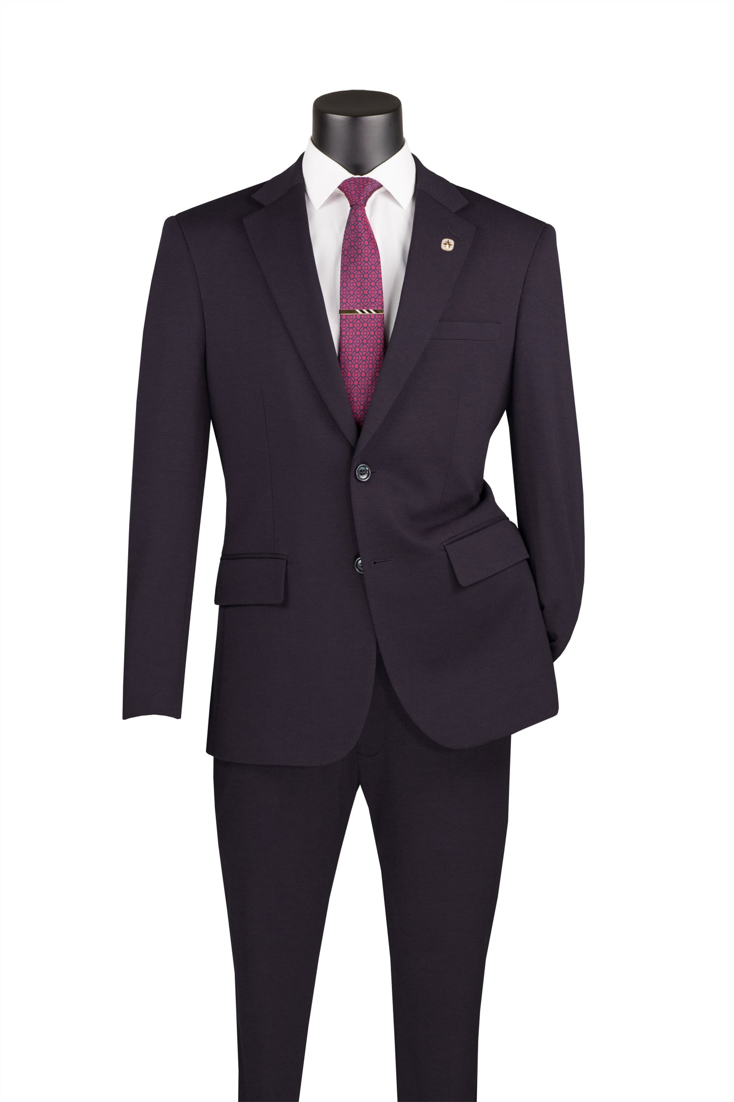 Super Stretch Slim Fit Suit Charcoal