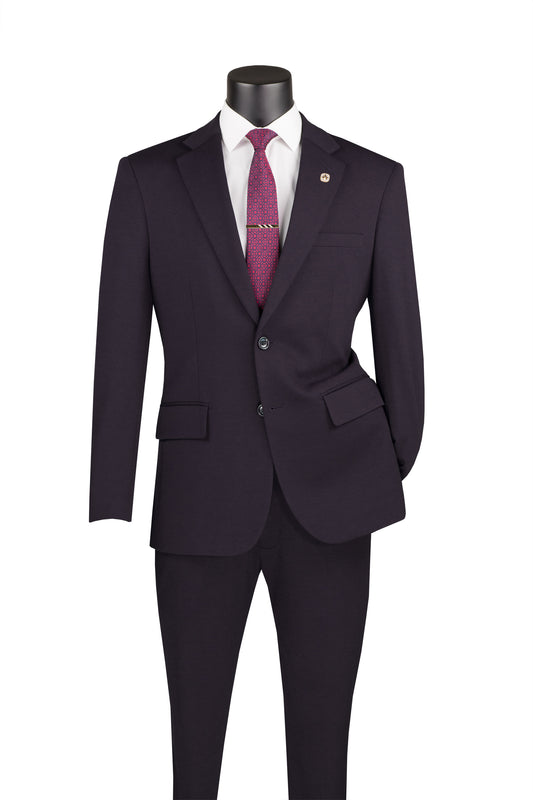 Super Stretch Slim Fit Suit Charcoal