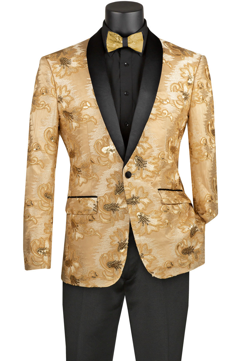 The Floral Embroidery Beige