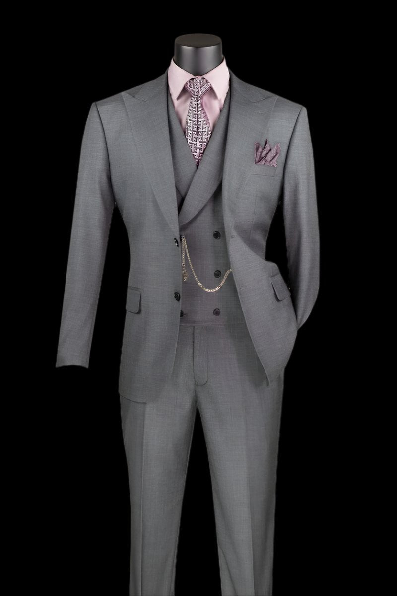 Stretch Modern Fit Suit Solid
