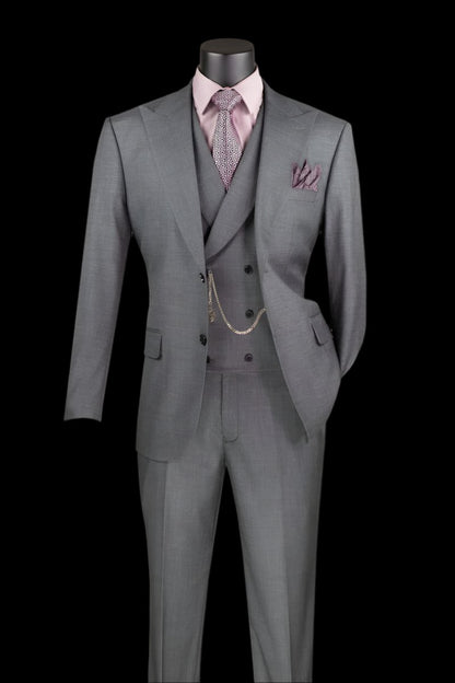 Stretch Modern Fit Suit Solid