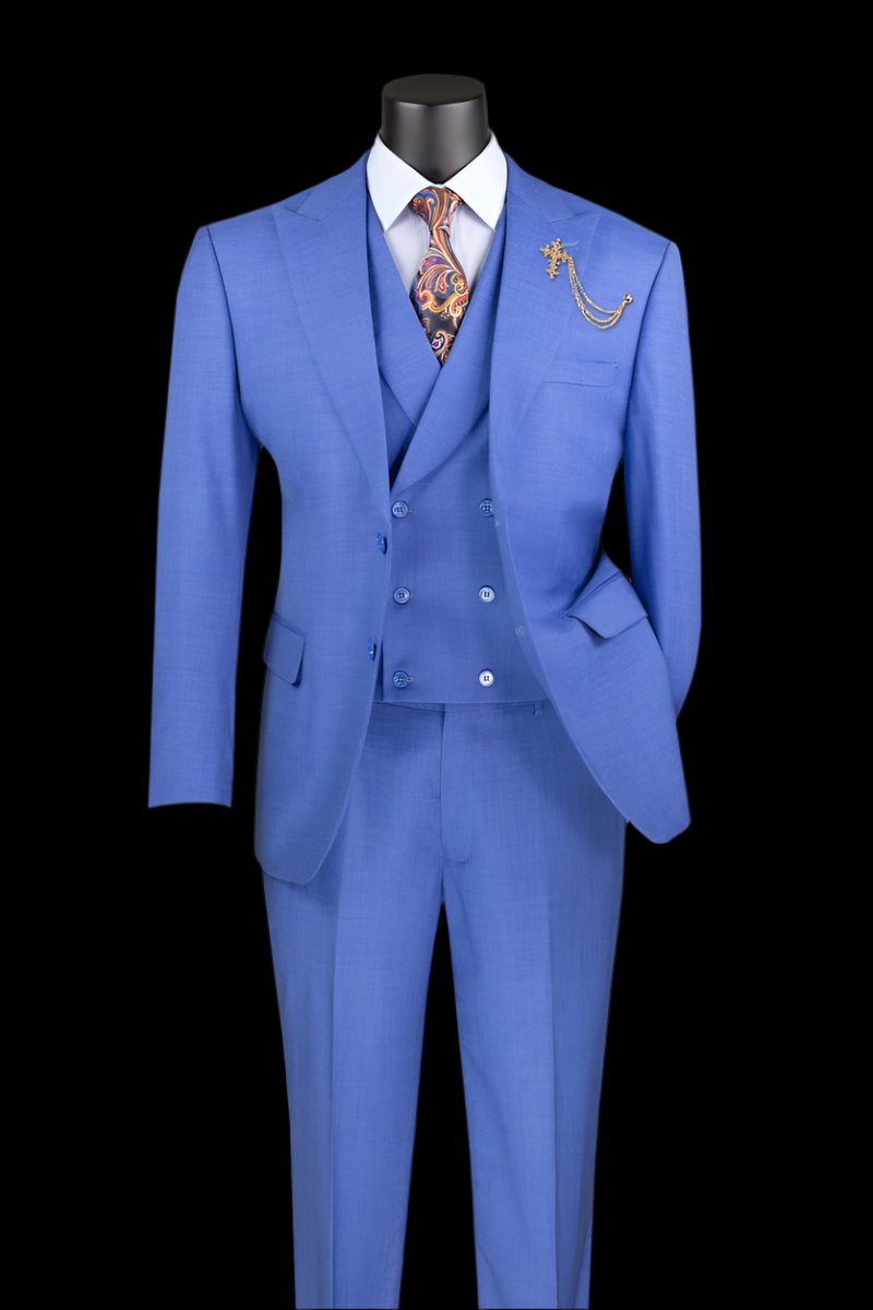Stretch Modern Fit Suit Solid