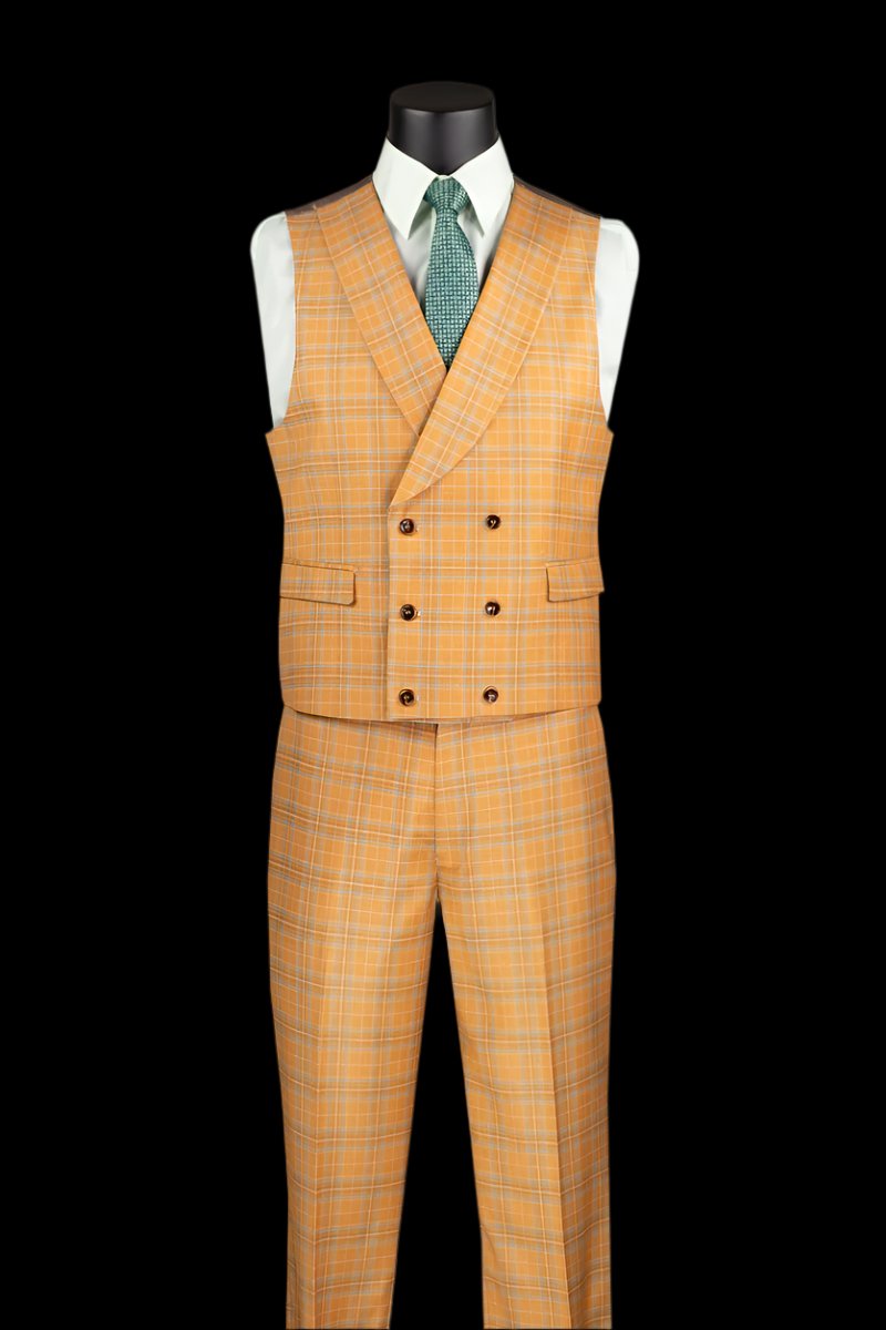 Stretch Modern Fit Suit Plaid MV2W-3