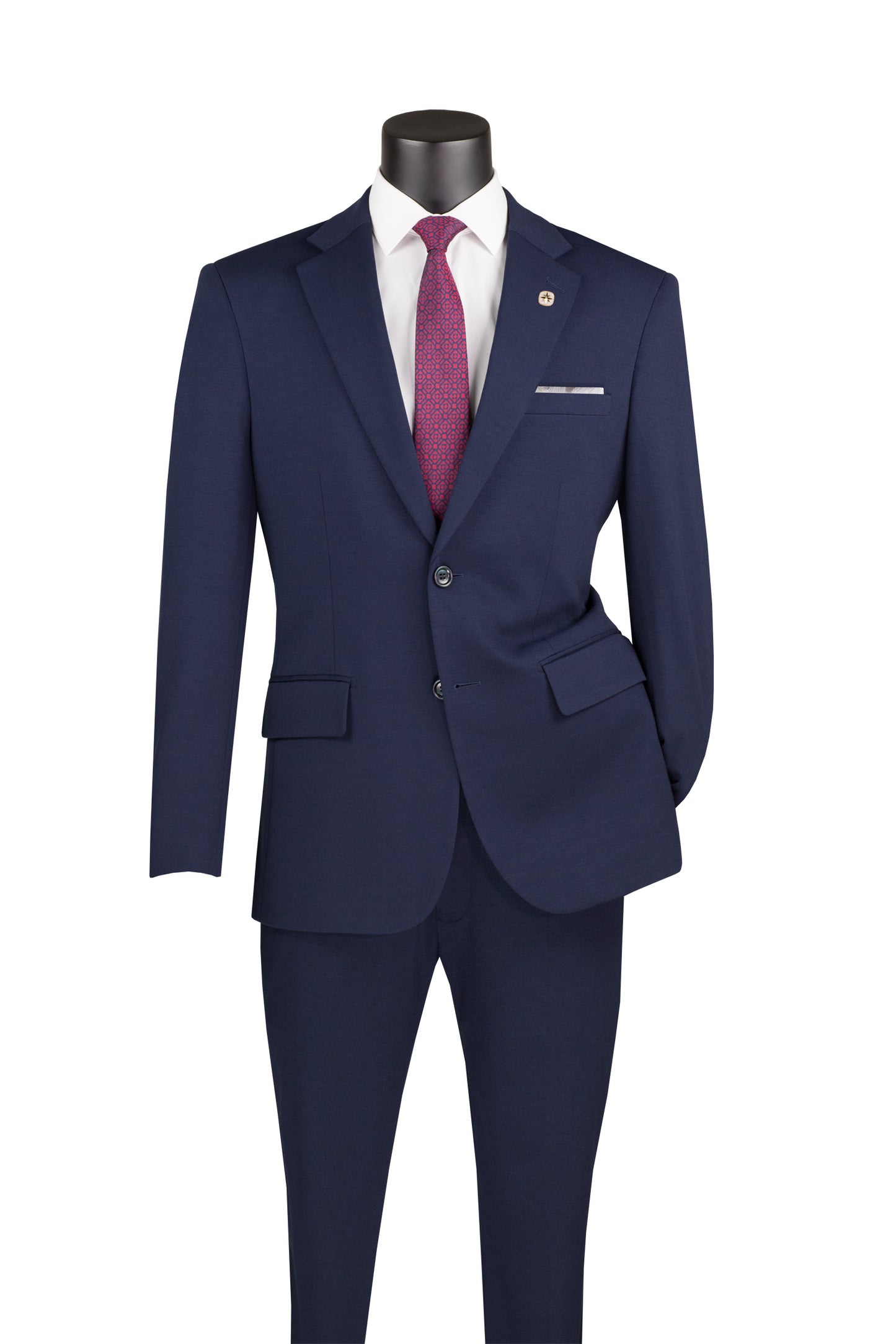 Super Stretch Slim Fit Suit Navy