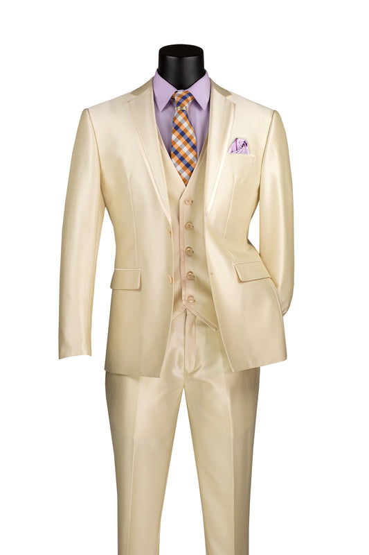 Vested Satin Champagne