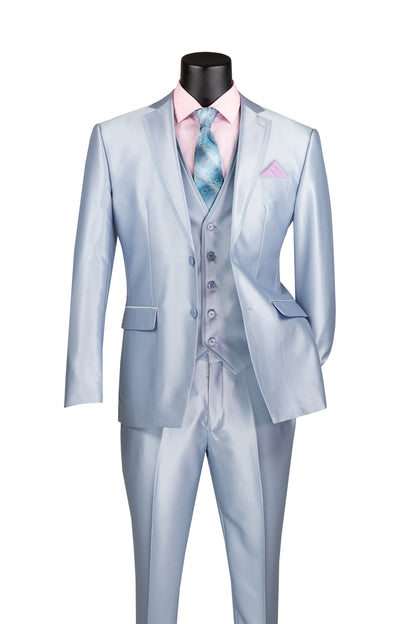 Vested Satin Light Blue