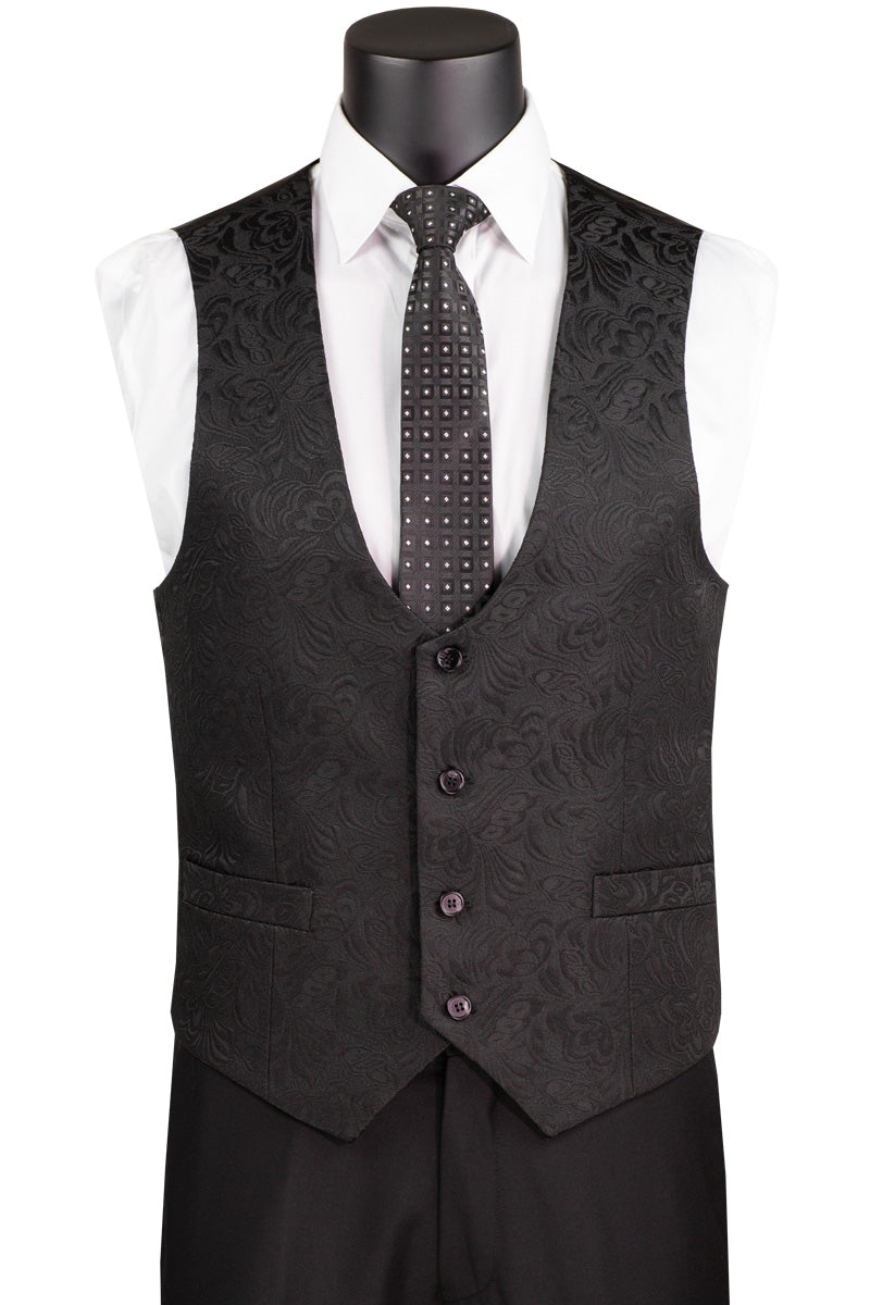 The Paisley Tux Black