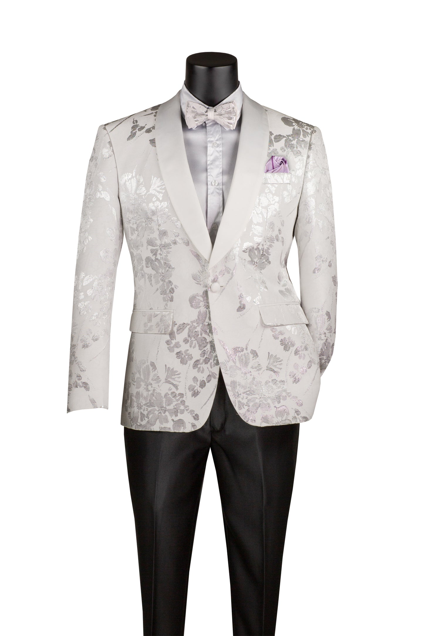 The Floral Jacquard White