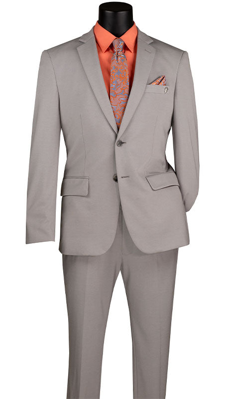 Super Stretch Slim Fit Silver